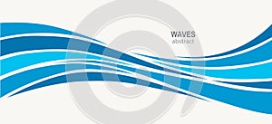 Water Wave Logo abstract design