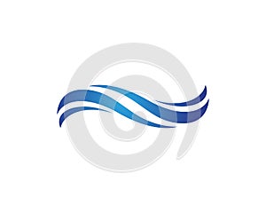 Water wave Logo Template