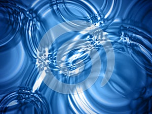 Water Wave Radial Ripple Rain Background