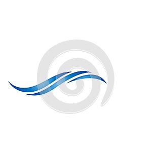 Water Wave symbol and icon Logo Template