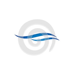 Water Wave symbol and icon Logo Template