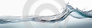 Water waves background banner