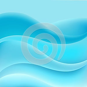 Water waves geometric seamless repetitive vector pattern texture