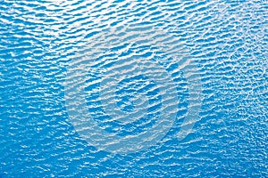 Water waves surface background. Aqua background texture. Abstract water ripples selective focus. Design element for banner
