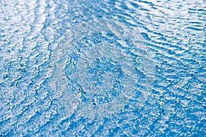 Water waves surface background. Aqua background texture. Abstract water ripples selective focus. Design element for banner