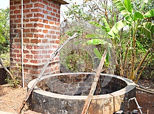 A Water Well - Dug Well - in an Indian Village
