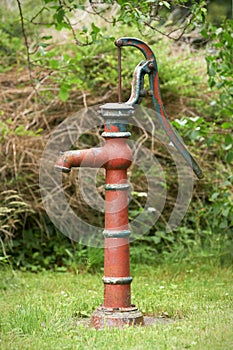 Water well hand pump