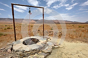 Water well in Sahara Desert, Morocco