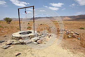 Water well in Sahara Desert, Morocco