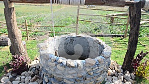 Water-well at Viewpoint in winter season at Ban Kha