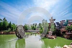 Water wheel in ancient China