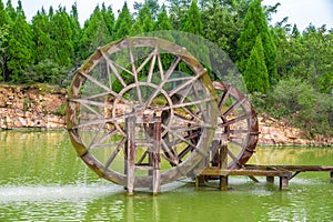Water wheel in ancient China