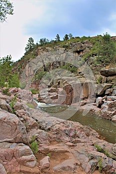 Water Wheel Falls Hiking Trail, Tonto National Forest, Payson, Arizona, United States