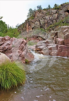 Water Wheel Falls Hiking Trail, Tonto National Forest, Payson, Arizona, United States