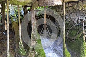 Water wheel at the old grist mill