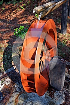 Water Wheel Replica Campos do Jordao Brazil photo