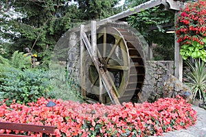 Water Wheel watering the Gardens