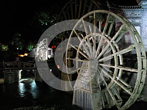 Water wheels in Lijang