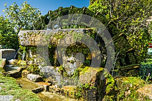 Water wheels in Provence, France