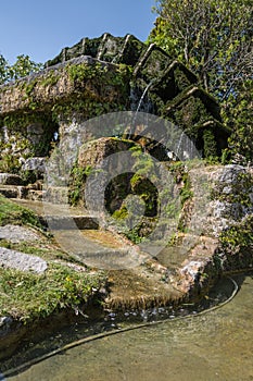 Water wheels in Provence, France