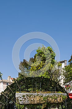 Water wheels in Provence, France