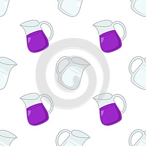 Water & Wine Jug Seamless Pattern