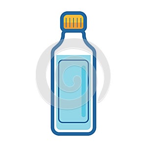 Waterbottle. Vector illustration decorative design