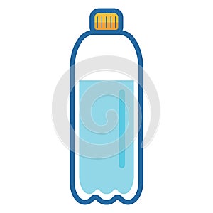 Waterbottle. Vector illustration decorative design