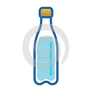 Waterbottle. Vector illustration decorative design