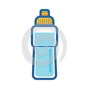 Waterbottle. Vector illustration decorative design