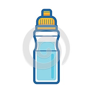 Waterbottle. Vector illustration decorative design