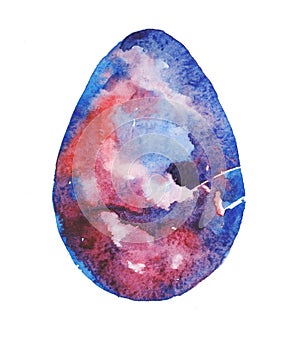 Waterccolor Happy easter Eggs, drawing art. Hand Background