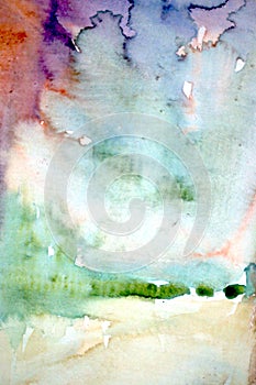 Watercolor abstract background