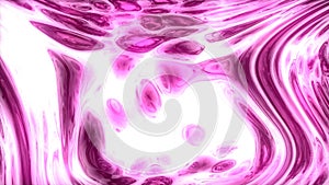 Watercolor abstract background with vibrant and wavy motion graphics, seamless loop. Design. Bright pink stains flowing
