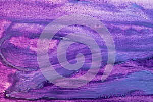 Watercolor abstract carmine red and purple background