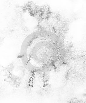 Watercolor abstract grunge gray background, monochrome, hand-painted texture, watercolor stains. Design for backgrounds,