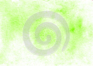 Watercolor abstract pastel green background