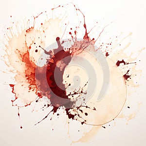 Watercolor Abstract Stains with Grunge Elements