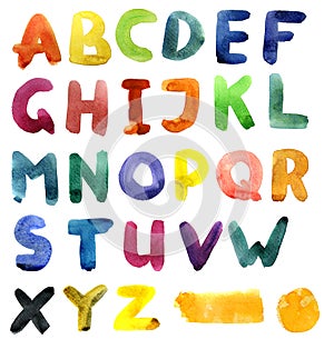 Akvarel abeceda 