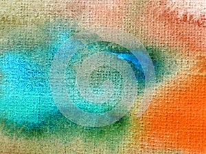 Watercolor art abstract background bright blurred textured decoration handmade beautiful sea coast