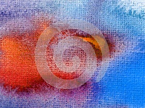 Watercolor art abstract background bright blurred textured decoration handmade beautiful sea coast