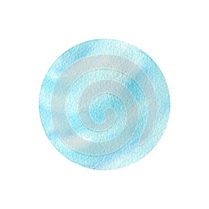 Watercolor astronomy science planet Uranus