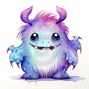 Watercolor Baby Monster Magic Creative Wonder