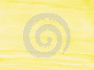 Watercolor background, Yellow watercolour painting textured design on white paper background, Art abstract with copy space for