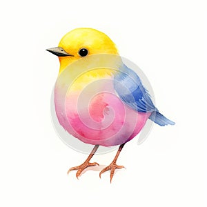 Watercolor Bird, AI generated