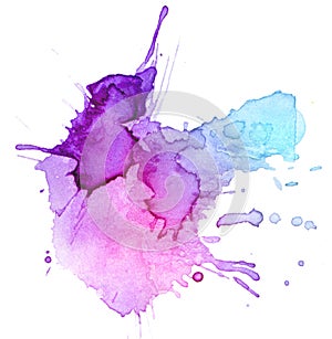 Watercolor blot background