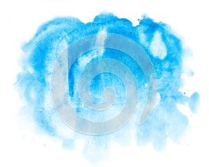 Watercolor blue abstract img