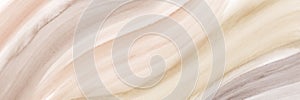 Watercolor brown wave texture background with abstract painted brush