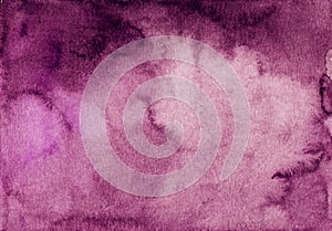 Watercolor burgundy and white gradient background texture. Aquarelle liquid abstract crimson backdrop