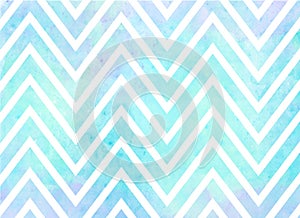 Watercolor Chevron Stripes Background Pattern